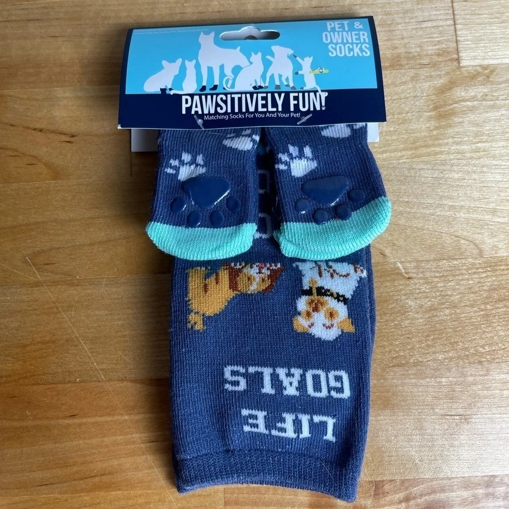 Pawsitively Fun Pet and Owner Socks - Picture 1 of 4